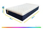 Colchão Solteiro Prorelax de Mola 32x88x188cm Itália