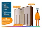 Guarda-roupa Casal com Espelho 6 Portas 6 Gavetas Caemmun Quintus Lux