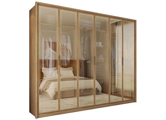 Guarda-roupa Casal 6 Portas 4 Gavetas Caemmun Reflex