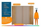 Guarda-roupa Casal 6 Portas 4 Gavetas Caemmun Apollo