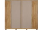 Guarda-roupa Casal 6 Portas 4 Gavetas Caemmun Apollo
