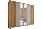 Guarda-roupa Casal com Espelho 6 Portas 6 Gavetas Caemmun Apollo