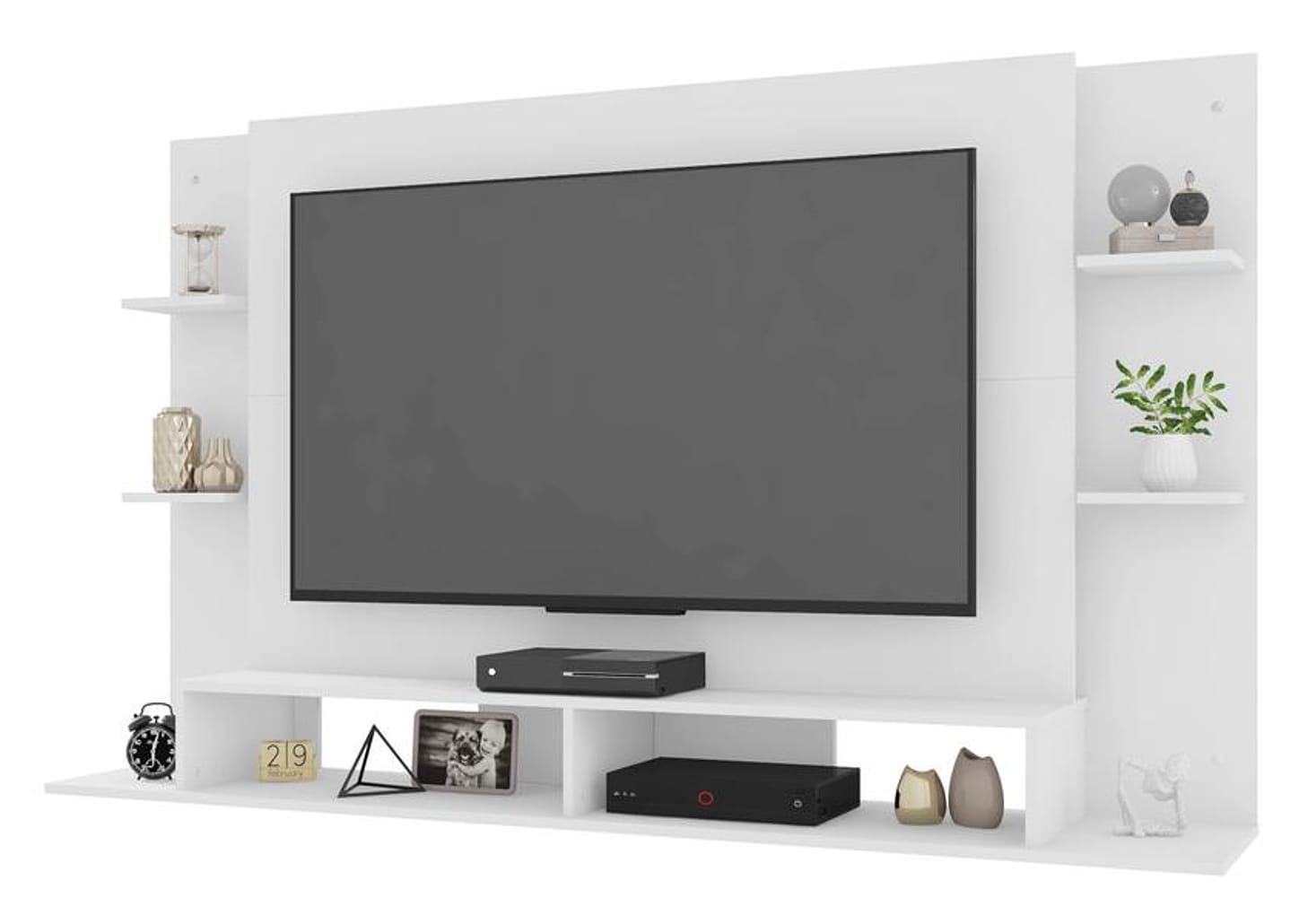 Painel para TV até 55" Caemmun Domínio 4 Prateleiras