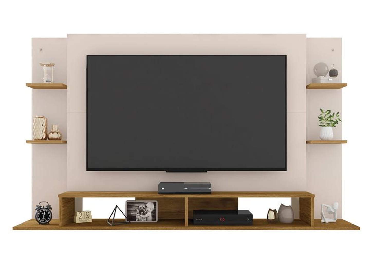 Painel para TV até 55" Caemmun Domínio 4 Prateleiras