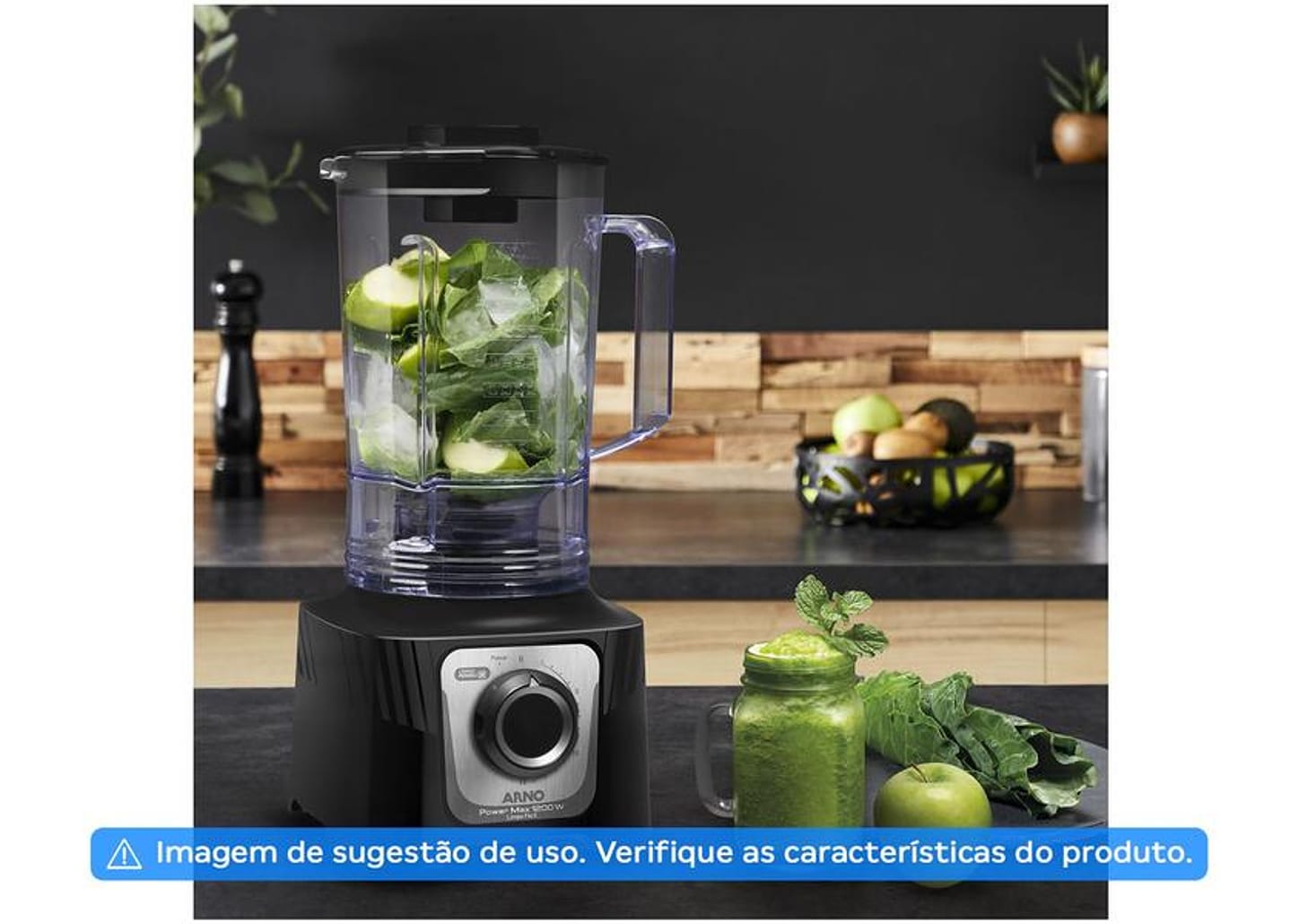 Liquidificador Arno Power Max LN78 15 Velocidades 1200W Preto