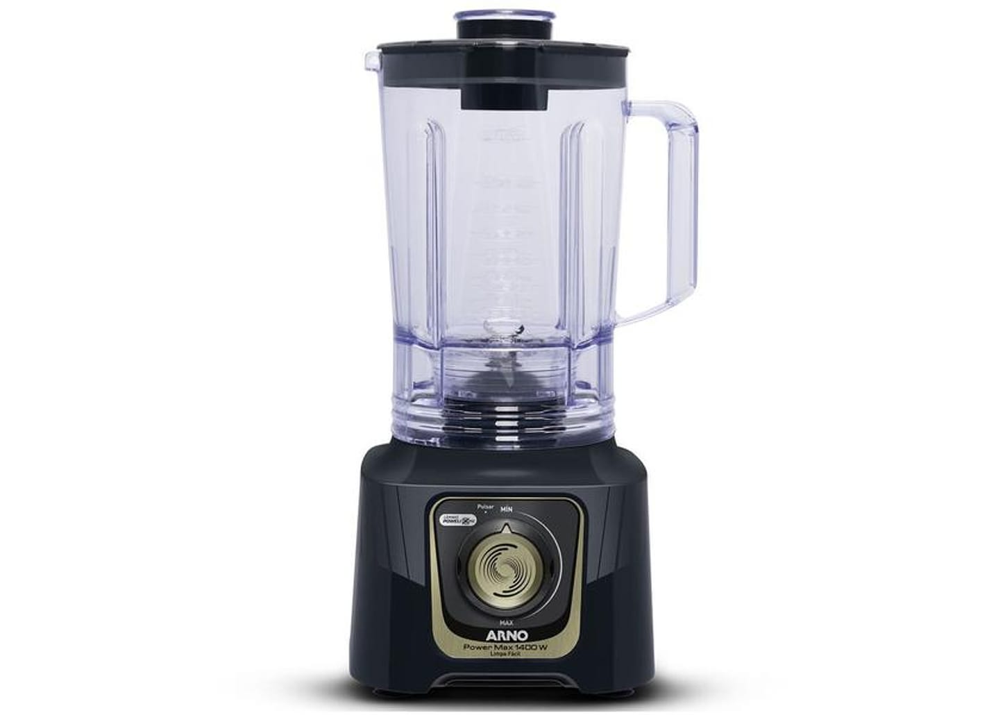 Liquidificador Arno Power Max Autolock LN78 15 Velocidades 1400W Preto e Cinza