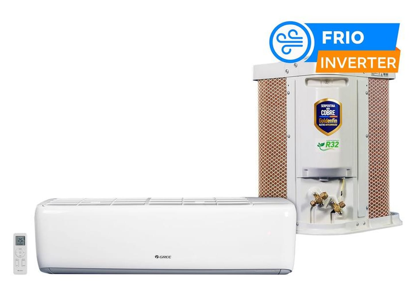 Ar-condicionado Split Gree Inverter 24.000 BTUs Frio GWC24ATD-D6DNA2A