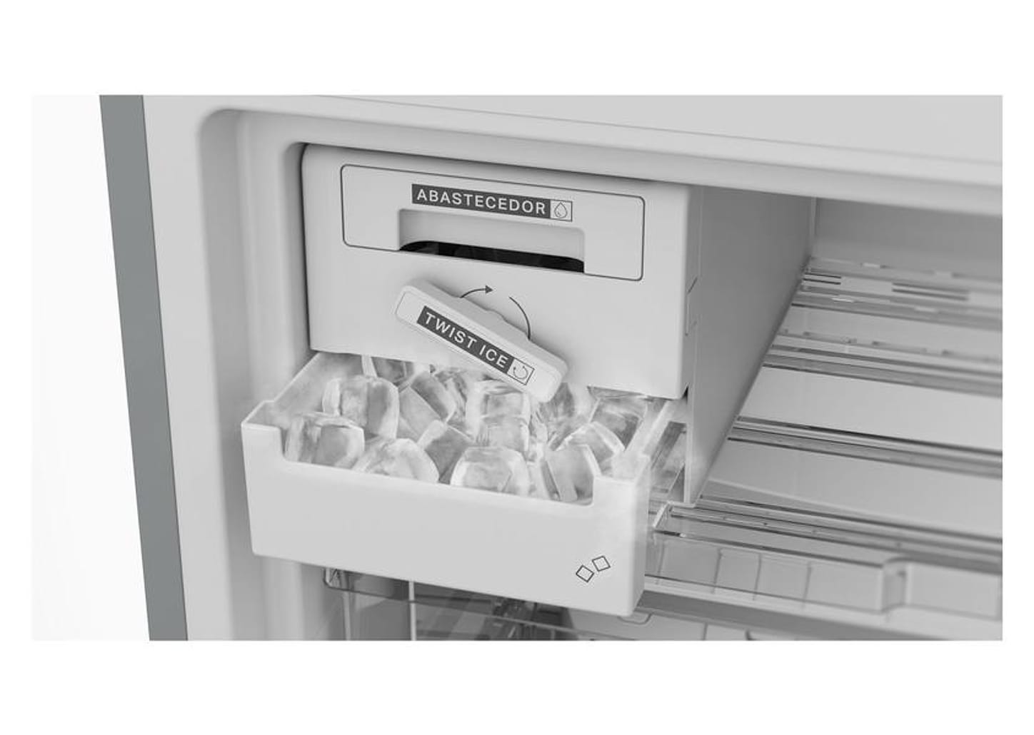 Geladeira/Refrigerador Brastemp Frost Free Duplex Prata 447L BRE57FK