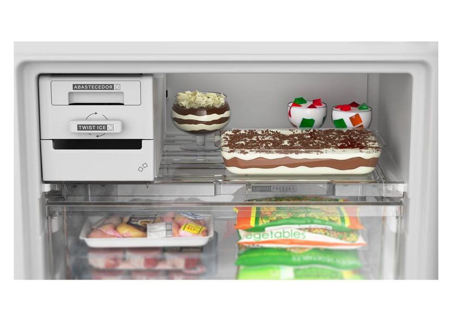 Geladeira/Refrigerador Brastemp Frost Free Duplex Prata 447L BRE57FK