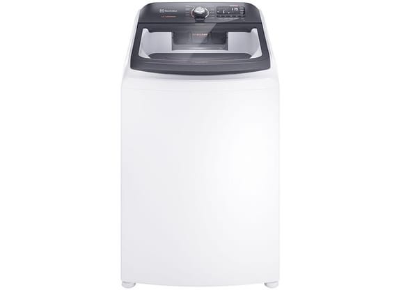 Lavadora de Roupas Electrolux 15kg Cesto Inox 11 Programas de Lavagem Branco Premium Care LEC15