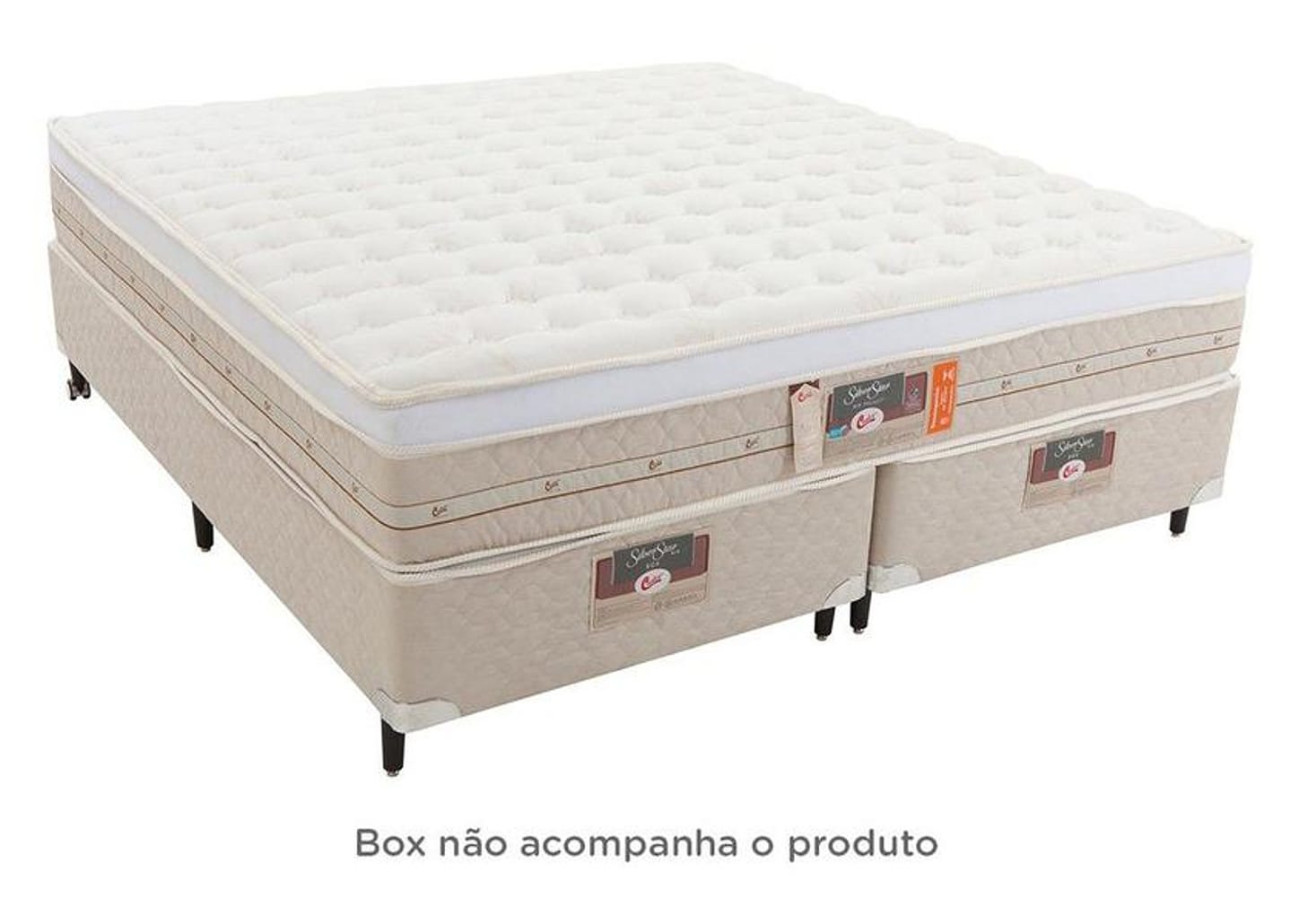 Colchão King Size Castor Mola Ensacadas/Pocket 32cm de Altura Silver Star