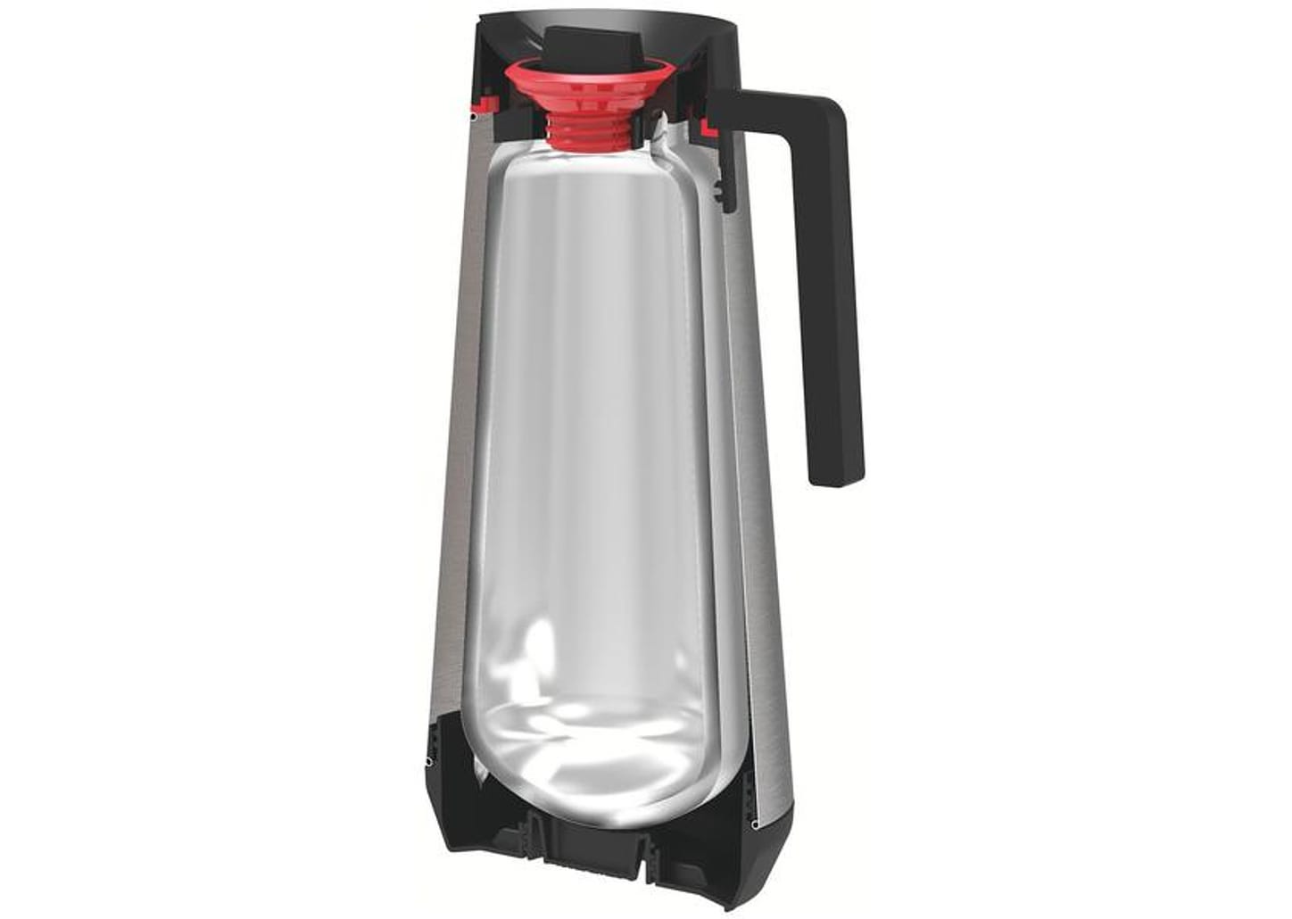 Bule Térmico de Aço Inox Preto com Tampa 750ml Tramontina Exata