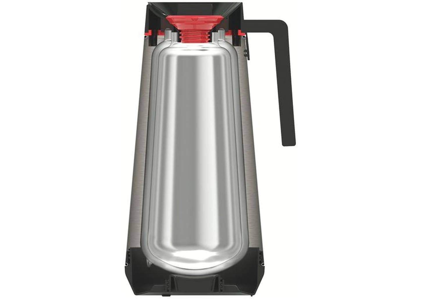 Bule Térmico de Aço Inox Preto com Tampa 300ml Tramontina Exata