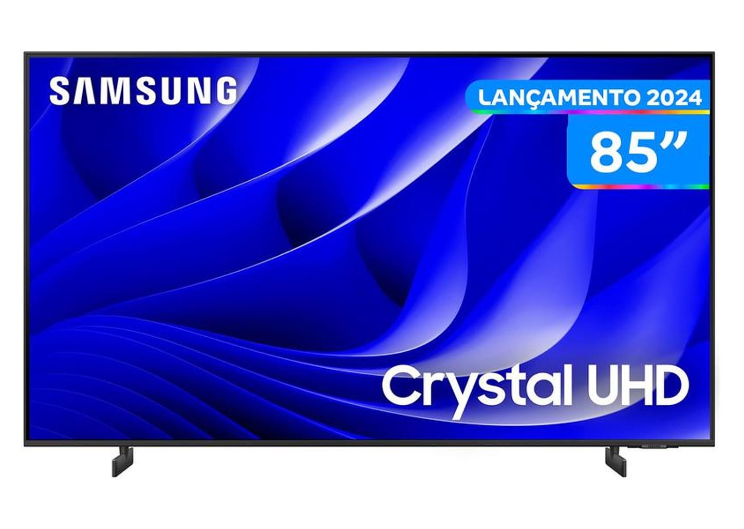 Smart TV 85” 4K UHD QLED Samsung Crystal - Wi-Fi Bluetooth com Alexa 3 HDMI 2 USB