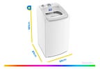 Lavadora de Roupas Electrolux 9kg 10 Programas de Lavagem Branco Efficient Care LED09