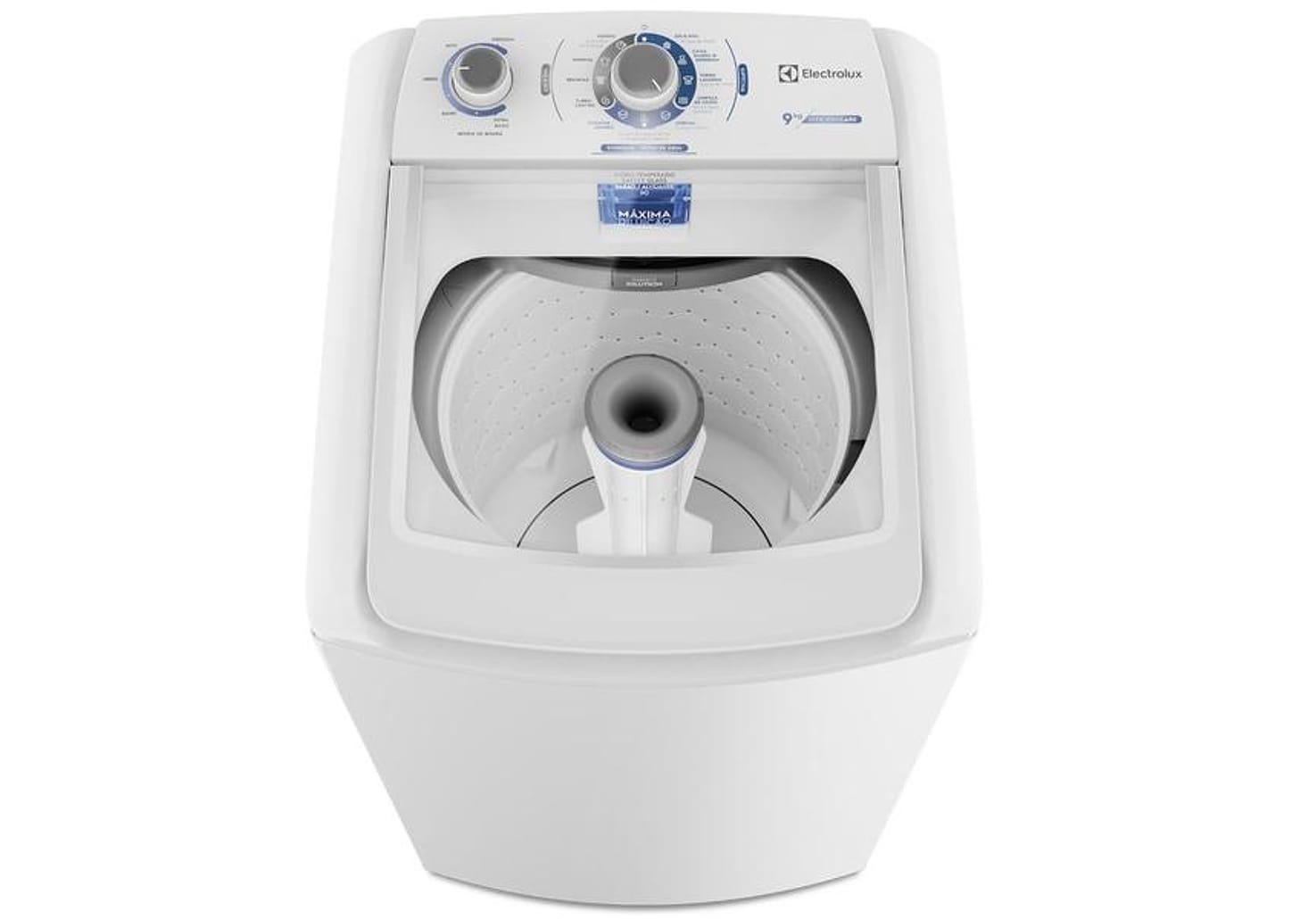 Lavadora de Roupas Electrolux 9kg 10 Programas de Lavagem Branco Efficient Care LED09