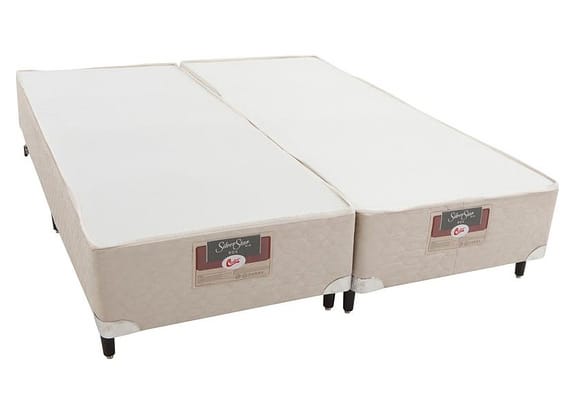 Box para Colchão King Size Castor Bipartido 27cm de Altura Silver Star Air