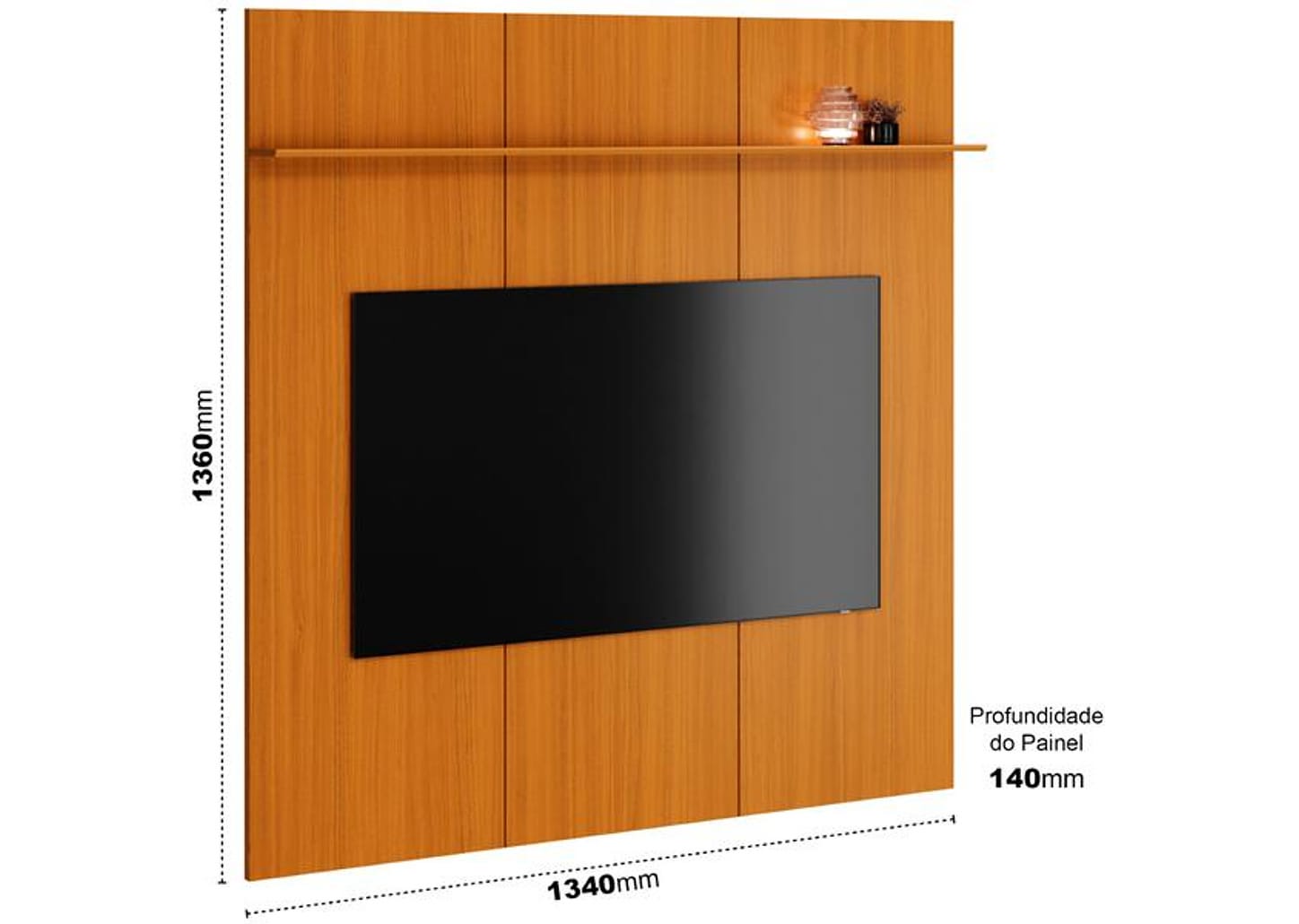 Painel para TV até 55" EDN Móveis Avant 1.4