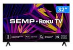 Smart TV 32" HD LED Semp 32R6610 Wi-Fi 3 HDMI 1 USB
