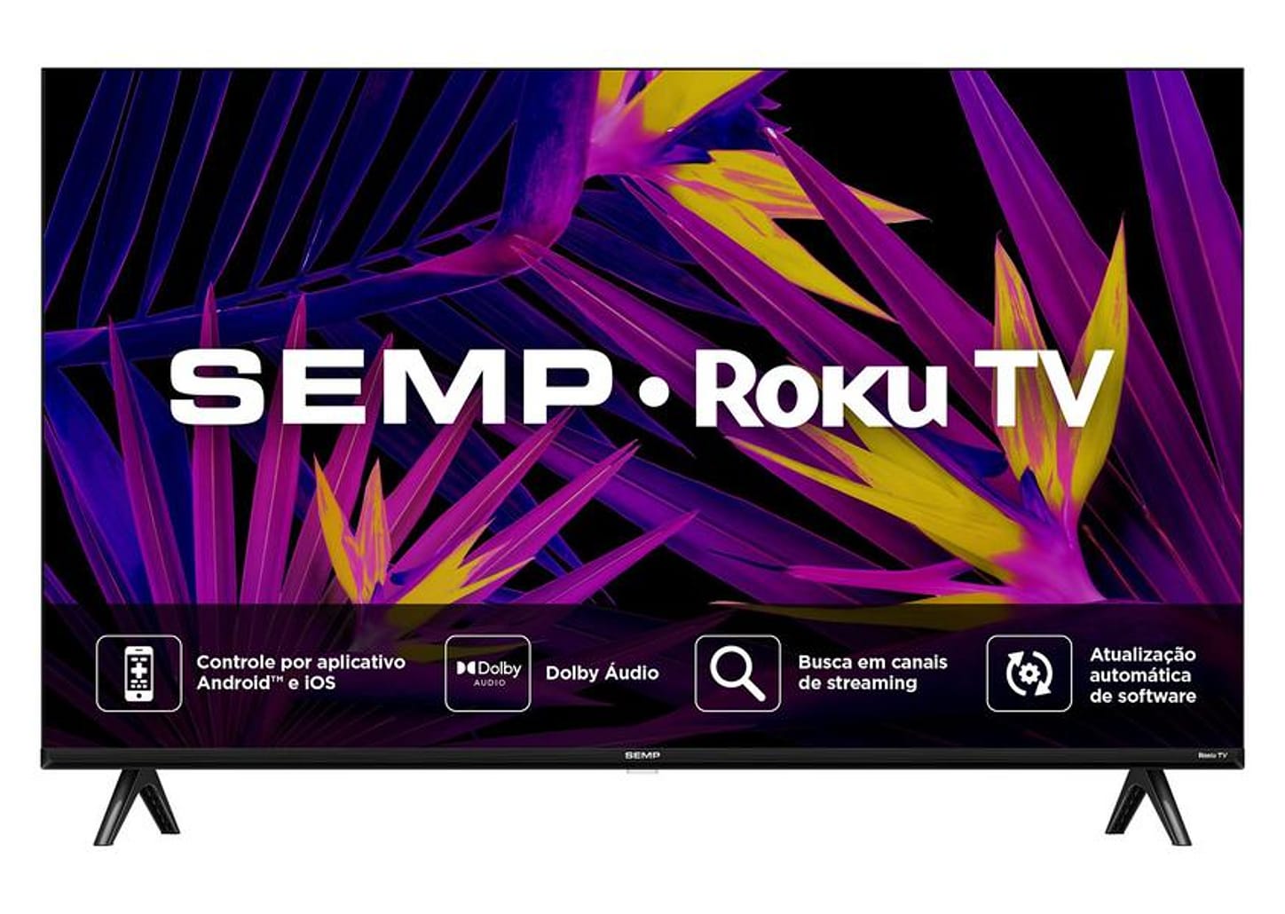 Smart TV 32" HD LED Semp 32R6610 Wi-Fi 3 HDMI 1 USB