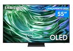 Smart TV 55" 4K OLED Samsung QN55S90 VA 120Hz Wi-Fi Bluetooth Alexa 4 HDMI 2 USB