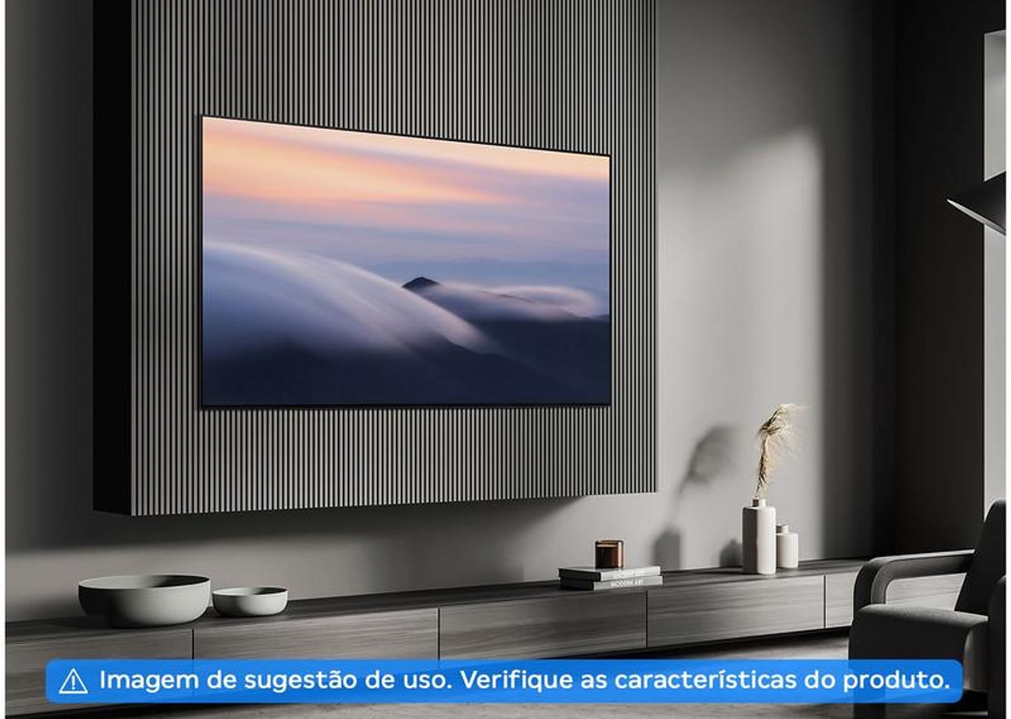 Smart TV 55" 4K OLED Samsung QN55S90 VA 120Hz Wi-Fi Bluetooth Alexa 4 HDMI 2 USB