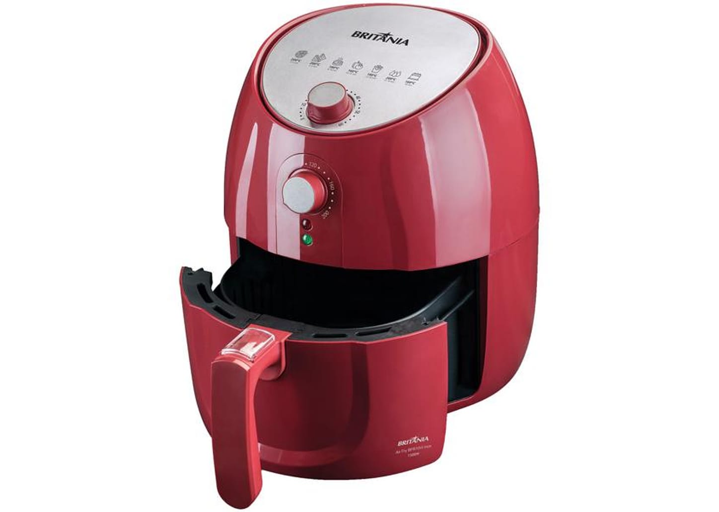 Fritadeira Elétrica sem Óleo/Air Fryer Britânia - BFR10VI Vermelha 3,5L com Timer