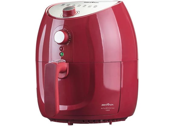 Fritadeira Elétrica sem Óleo/Air Fryer Britânia - BFR10VI Vermelha 3,5L com Timer