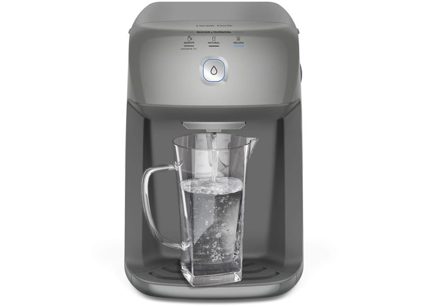 Purificador de Água Electrolux com Compressor - Prata PH41X Água Gelada Natural e Quente