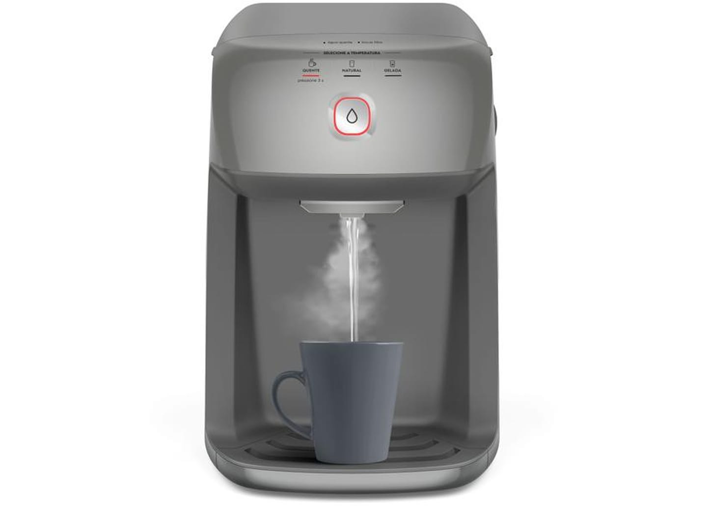 Purificador de Água Electrolux com Compressor - Prata PH41X Água Gelada Natural e Quente