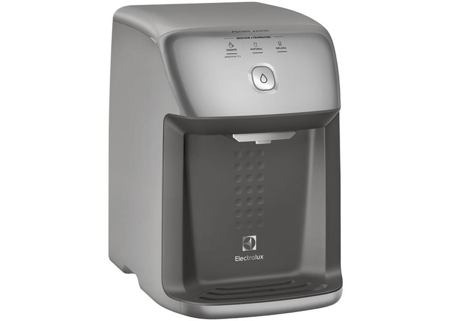 Purificador de Água Electrolux com Compressor - Prata PH41X Água Gelada Natural e Quente