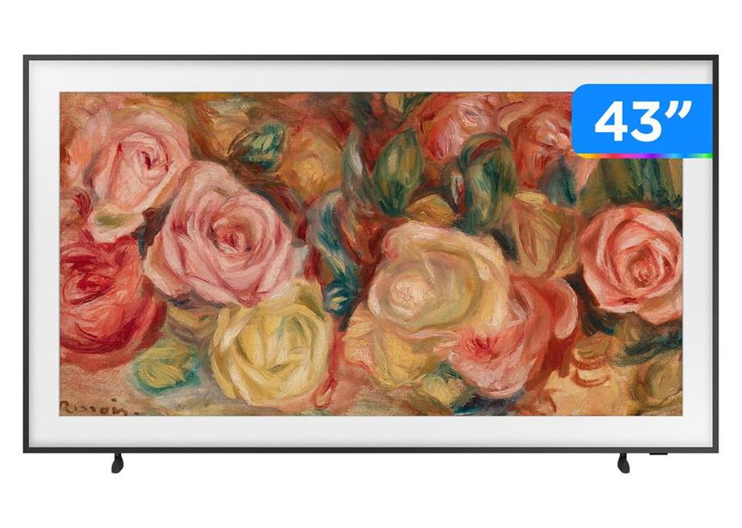 Smart TV 43” 4K UHD QLED Samsung The Frame VA 120HZ Wi-Fi Bluetooth Alexa QN43LS03DA