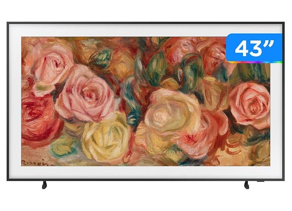 Smart TV 43” 4K UHD QLED Samsung The Frame VA 120HZ Wi-Fi Bluetooth Alexa QN43LS03DA