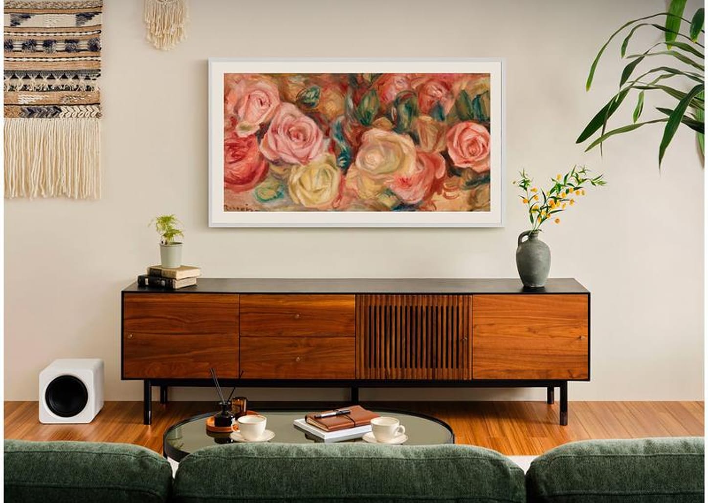 Smart TV 43” 4K UHD QLED Samsung The Frame VA 120HZ Wi-Fi Bluetooth Alexa QN43LS03DA