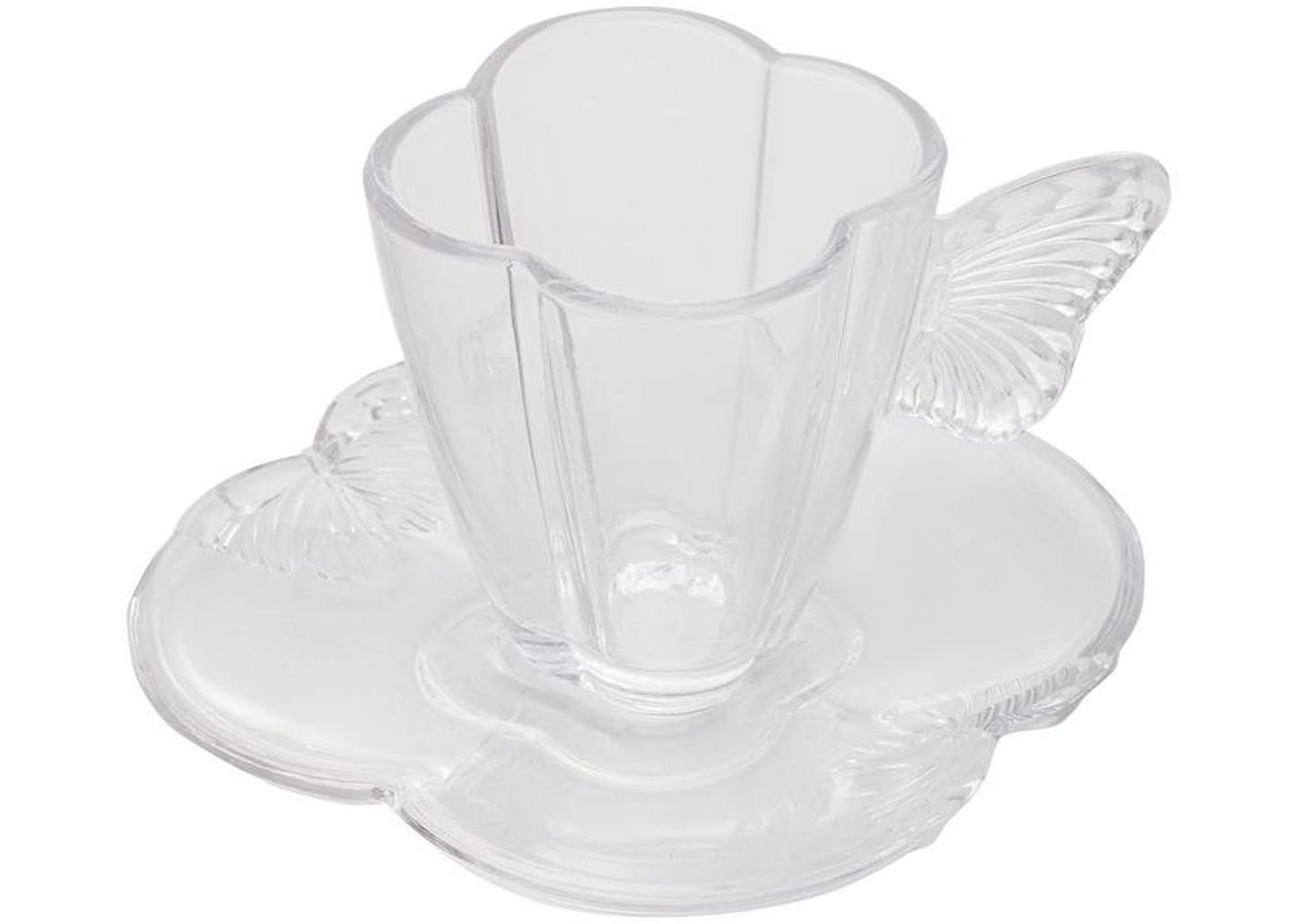 Jogo de Xícaras de Chá 180ml Wolff Butterfly 4 Peças