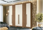 Guarda-roupa Casal 6 Portas 4 Gavetas - Santos Andira Buriti