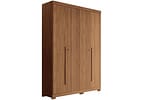 Guarda-roupa Solteiro 4 Portas 2 Gavetas - Santos Andirá Buriti