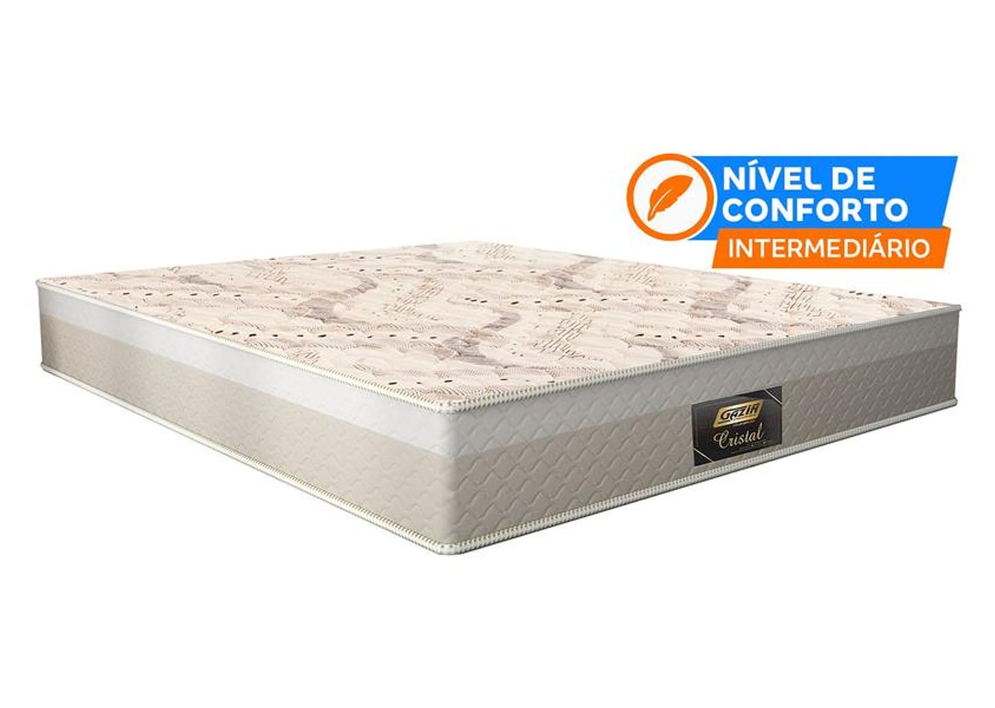Colchão Queen Gazin de Mola D28 23x158x198cm Cristal