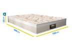 Colchão Casal Gazin de Mola D28 23x138x188cm Cristal
