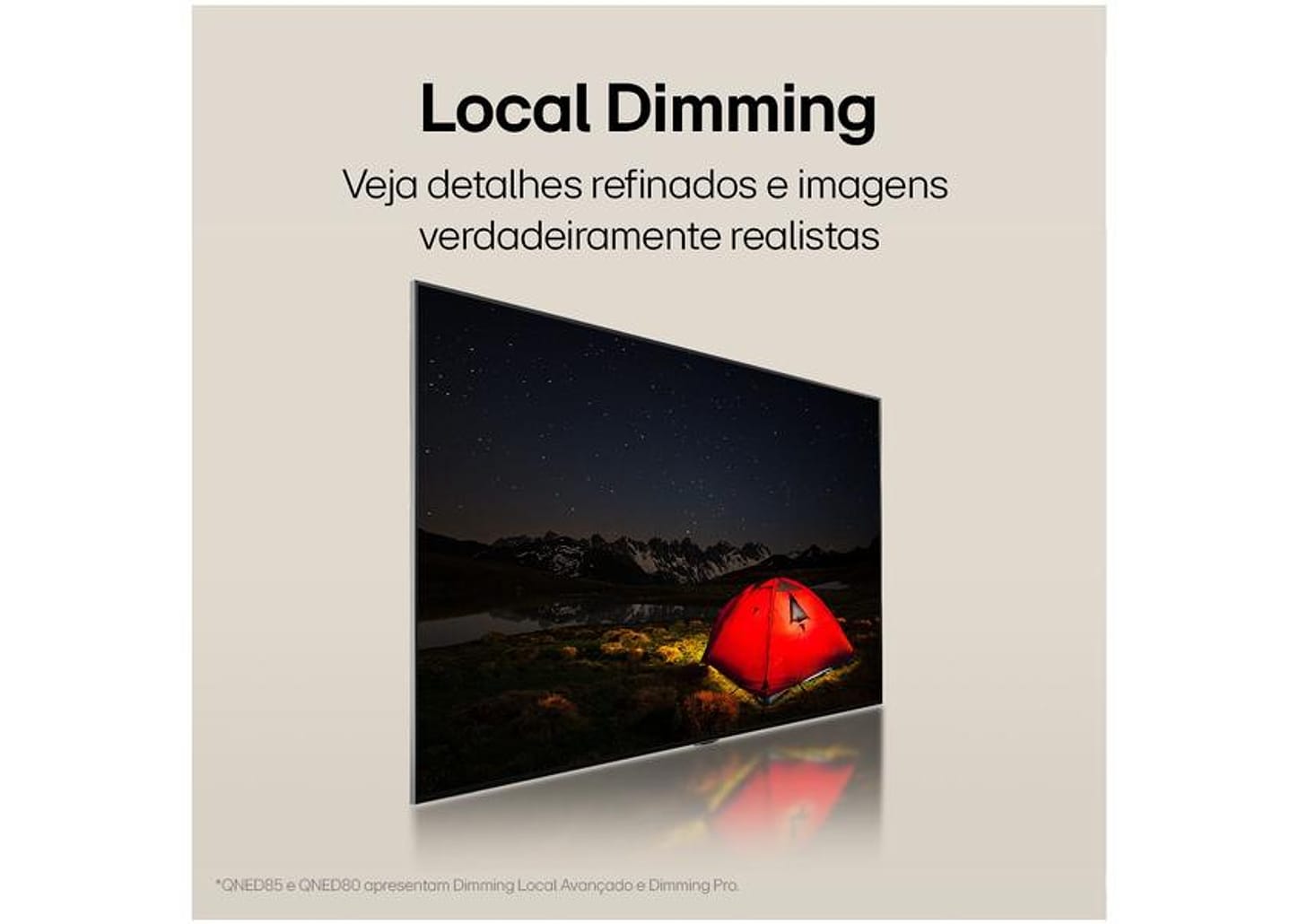 Smart TV 55" 4K UHD QNED LG 55QNED80TSA Wi-Fi Bluetooth com Alexa 3 HDMI 2 USB