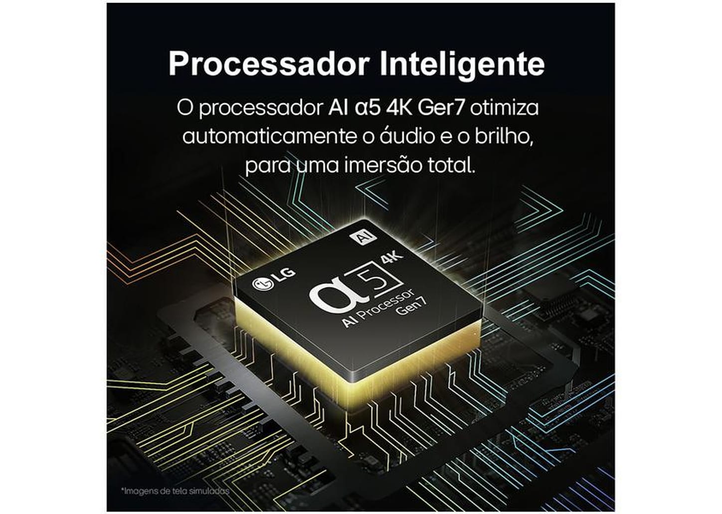 Smart TV 55" 4K UHD QNED LG 55QNED80TSA Wi-Fi Bluetooth com Alexa 3 HDMI 2 USB