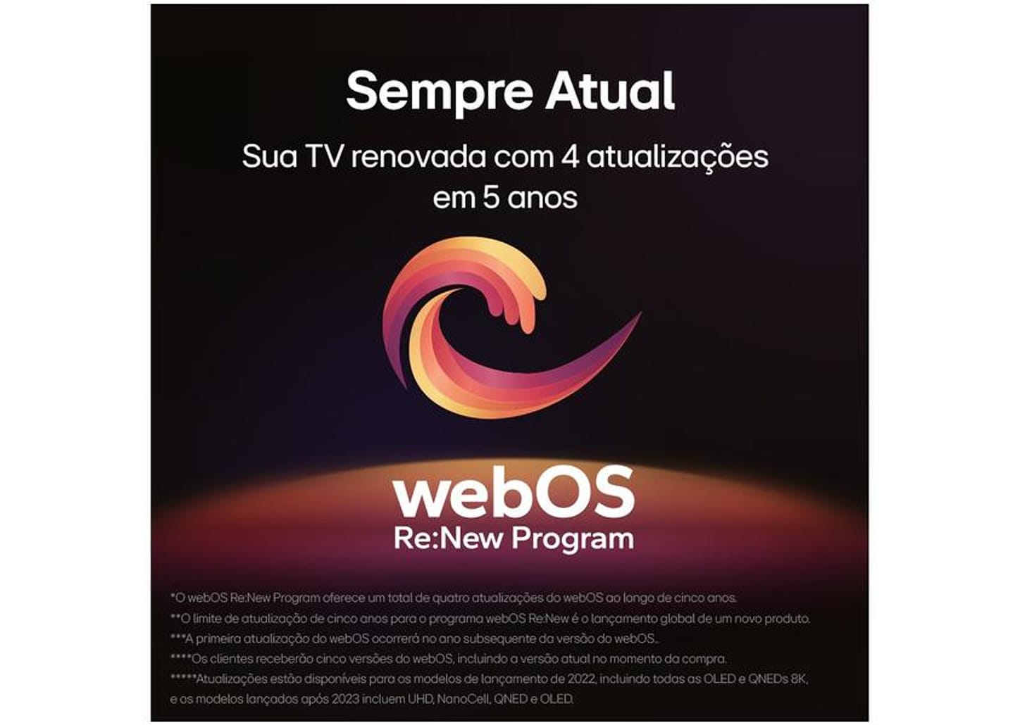 Smart TV 55" 4K UHD QNED LG 55QNED80TSA Wi-Fi Bluetooth com Alexa 3 HDMI 2 USB