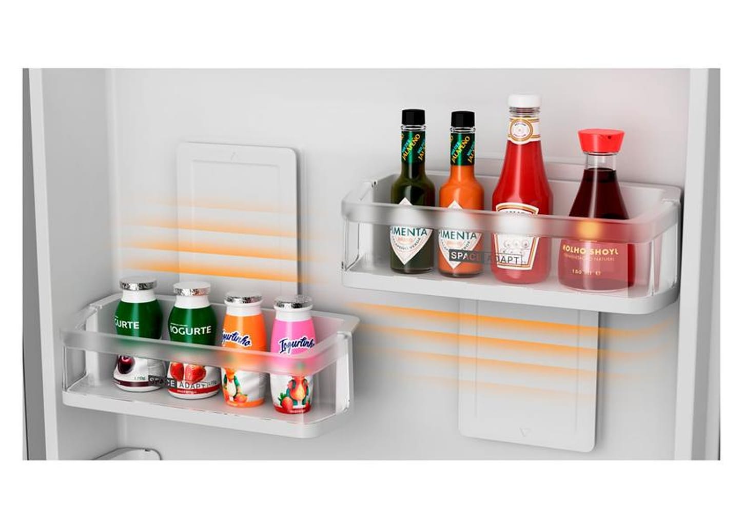 Geladeira/Refrigerador Brastemp Frost Free Duplex - Prata 463L BRM55FK