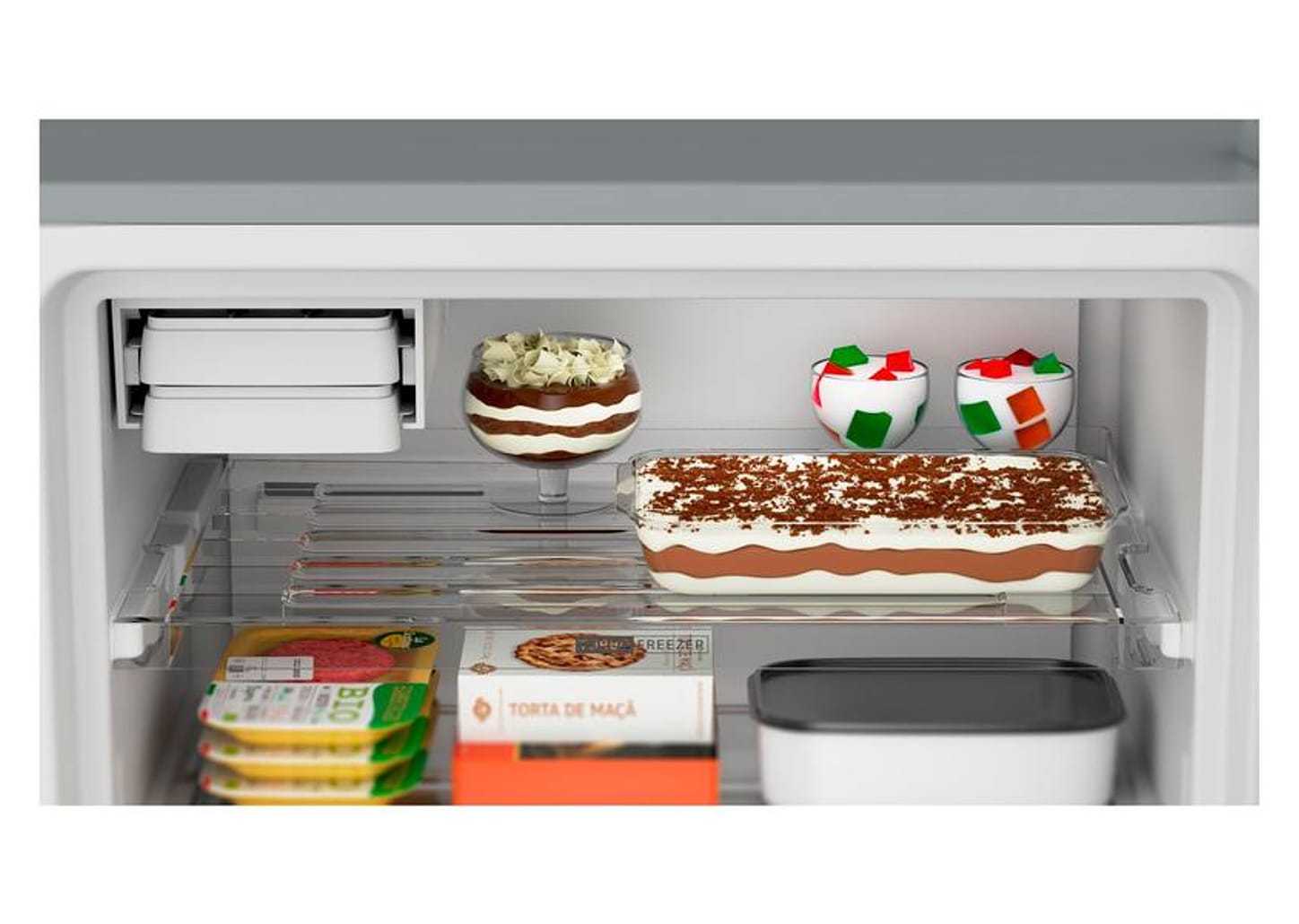 Geladeira/Refrigerador Brastemp Frost Free Duplex - Prata 463L BRM55FK