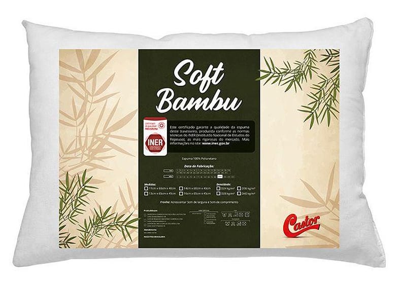 Travesseiro Castor Soft Bambu