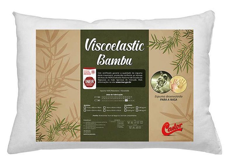 Travesseiro Castor Viscoelastic Bambu