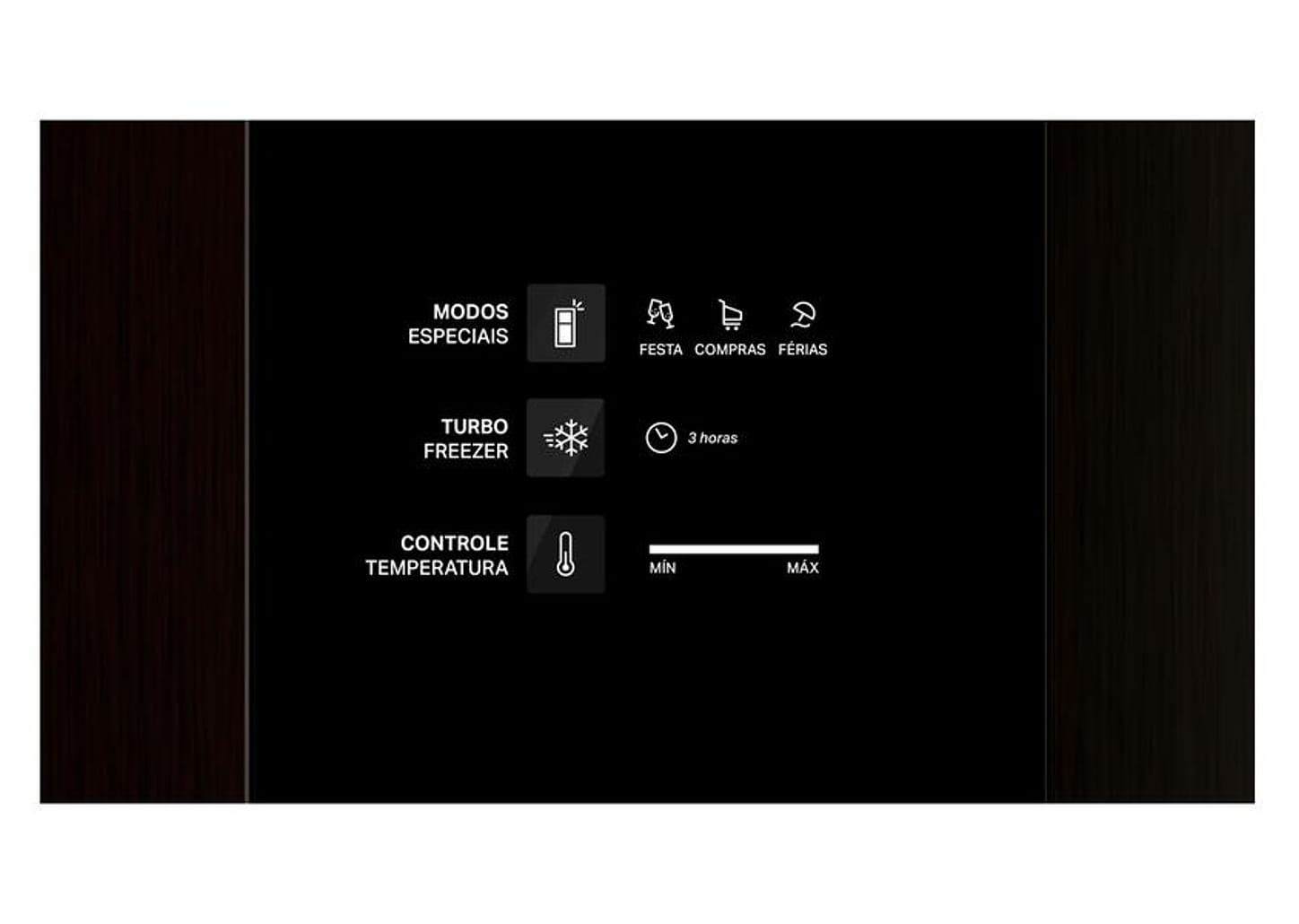 Geladeira/Refrigerador Brastemp Frost Free Duplex - Preta 463L BRM55FE