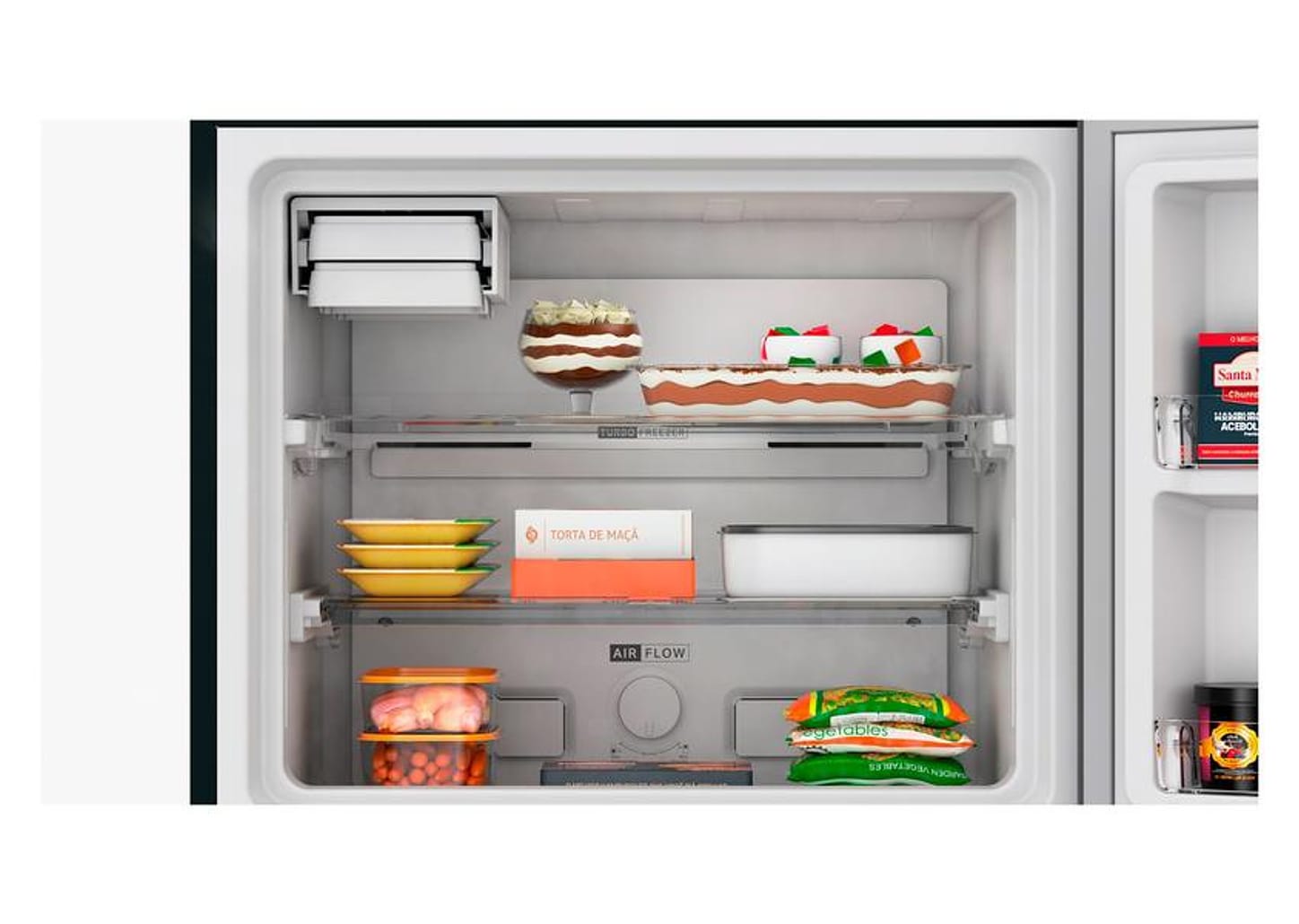 Geladeira/Refrigerador Brastemp Frost Free Duplex - Preta 463L BRM55FE