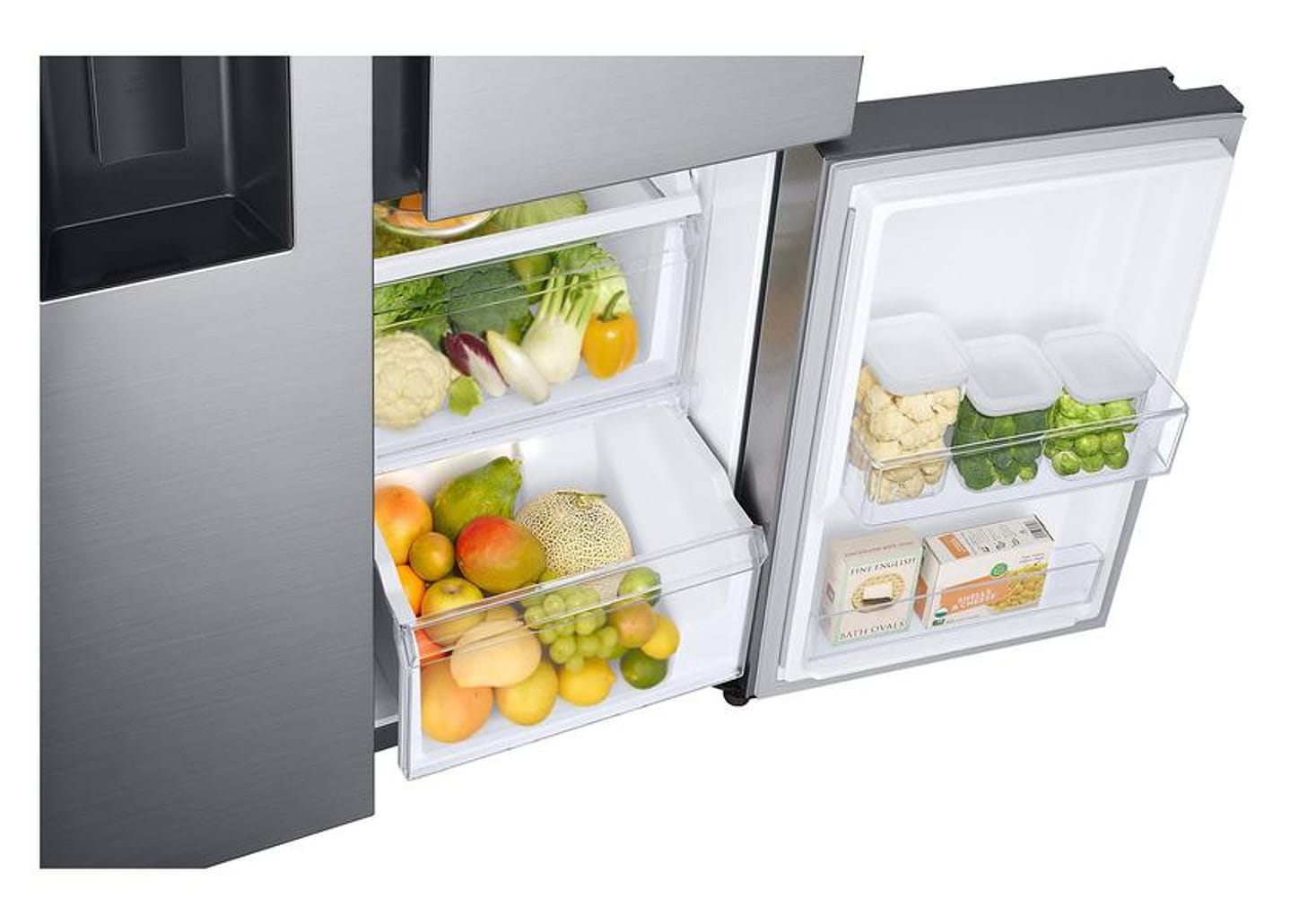Geladeira/Refrigerador Samsung Degelo Automático - Side by Side 602L RS65R
