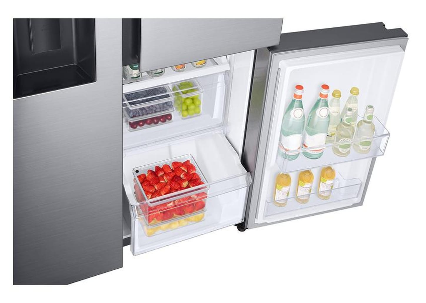 Geladeira/Refrigerador Samsung Degelo Automático - Side by Side 602L RS65R
